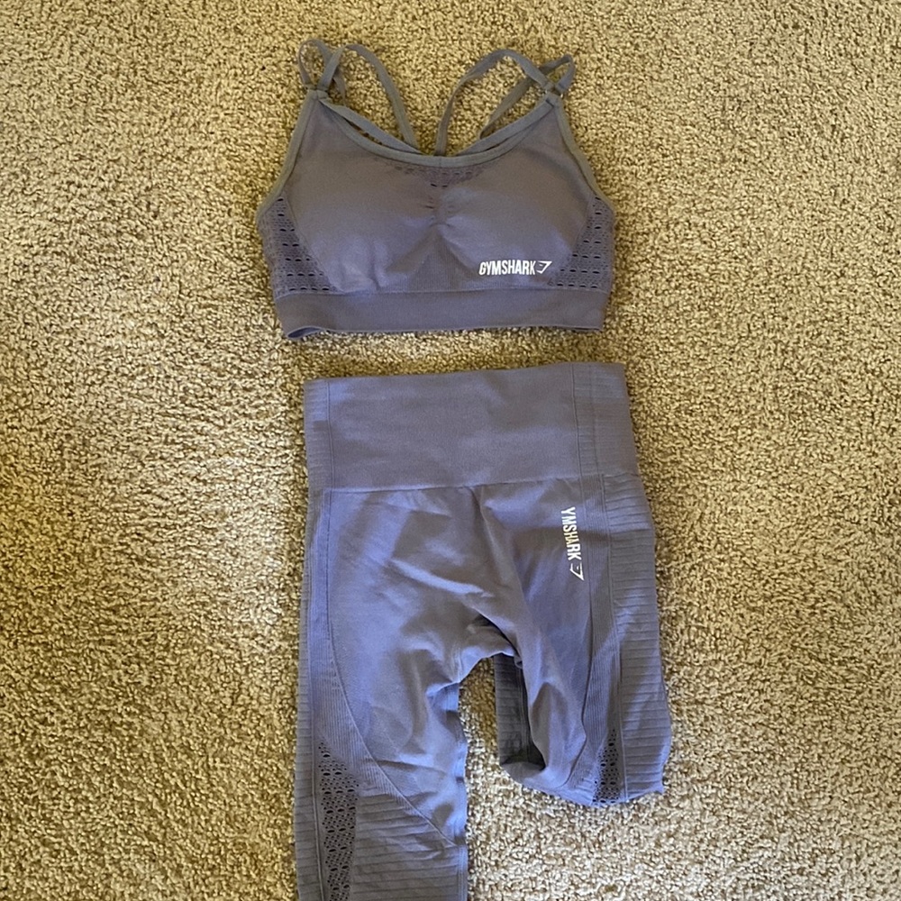 Gym Shark purple set